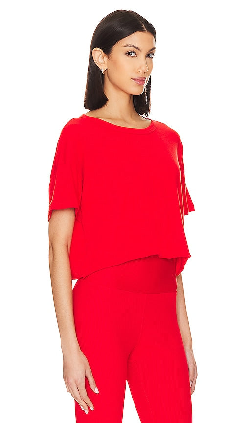 YEAR OF OURS Cropped Tee in Red