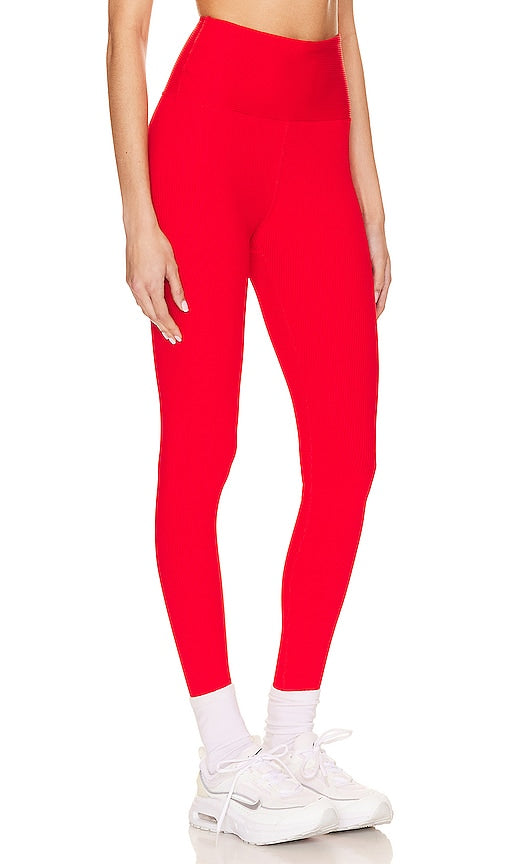 YEAR OF OURS Ribbed High High Legging in Red
