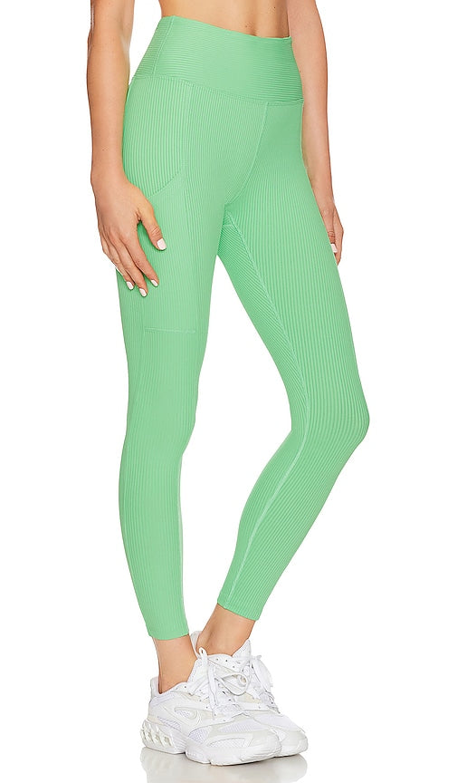 YEAR OF OURS Ribbed Pocket Legging in Green