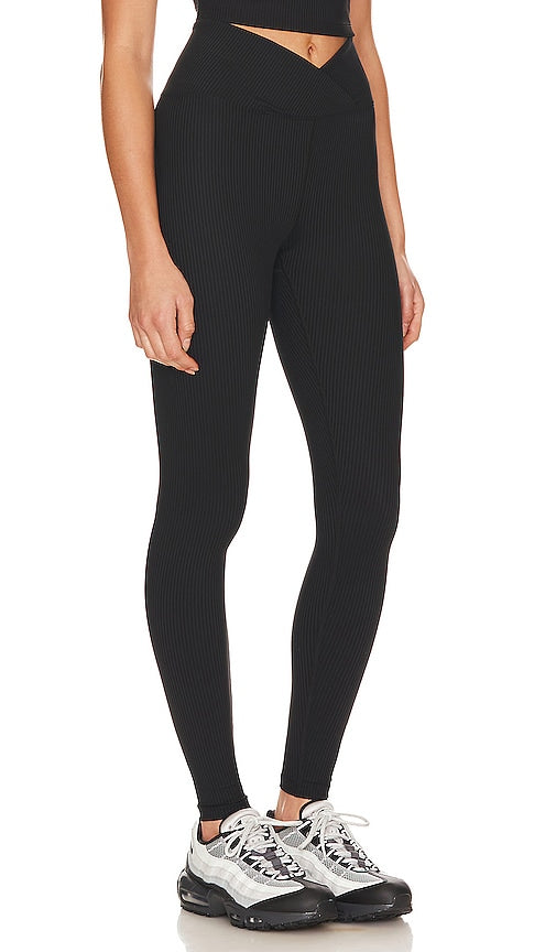 YEAR OF OURS Ribbed Veronica Legging in Black