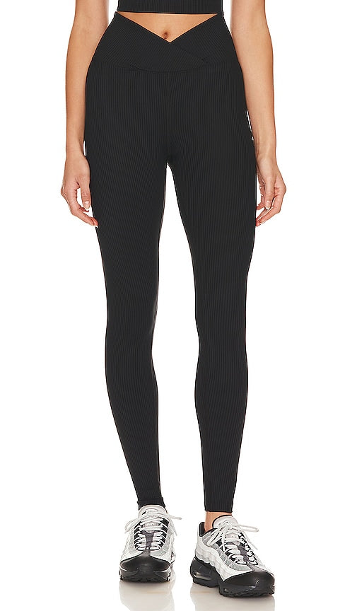 YEAR OF OURS Ribbed Veronica Legging in Black - Legging Veronica côtelé YEAR OF OURS en noir - YEAR OF OURS Veronica 黑色罗纹打底裤 - YEAR OF OURS Gerippte Veronica-Leggings in Schwarz - YEAR OF OURS 리브드 베로니카 레깅스 블랙 색상 - ANNO DEI NOSTRI Legging Veronica a costine in nero
