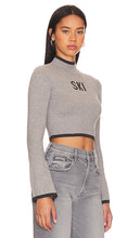 YEAR OF OURS Ski Bell Sleeve Cashmere Sweater in Grey