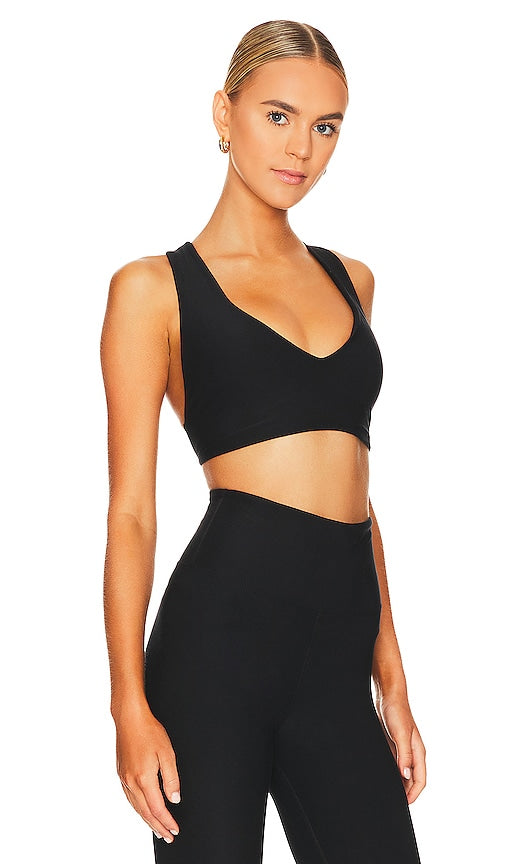 YEAR OF OURS Stretch Sculpt Sports Bra in Black