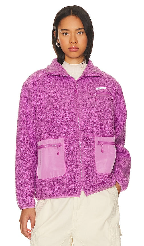YEAR OF OURS The Park City Zip Jacket in Pink