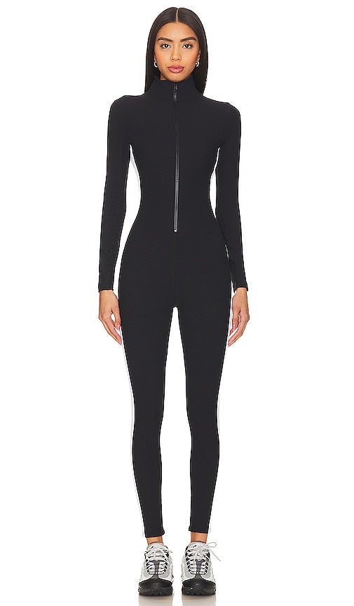 YEAR OF OURS Thermal Ski Onesie in Black
