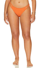 YEVRAH SWIM Ibiza Wrap Bikini Bottom in Burnt Orange