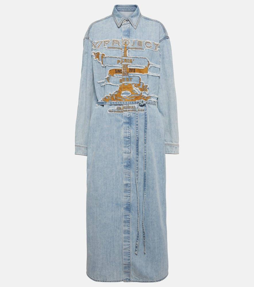 Y/Project Evergreen Paris' Best denim shirt dress. Y/Project Evergreen Paris 最佳牛仔衬衫裙