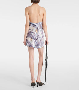 Y/Project Invisible strap satin slip dress