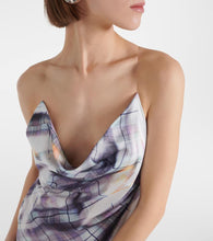 Y/Project Invisible strap satin slip dress