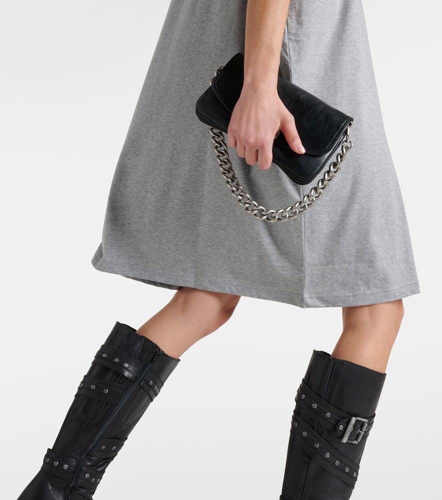Y/Project Logo cotton jersey minidress