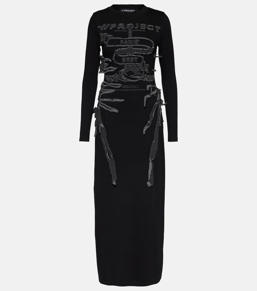 Y/Project Paris' Best cotton jersey maxi dress. Y/Project Paris 最佳棉质针织长裙