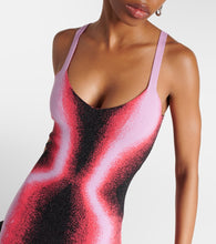 Y/Project Printed knitted midi dress