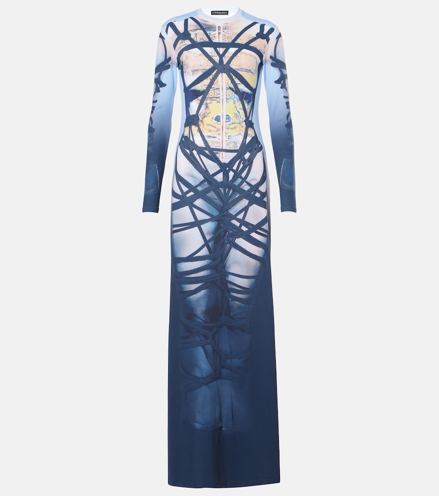 Y/Project Printed maxi dress. Y/Project 印花长裙