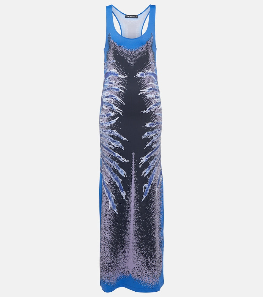 Y/Project Printed maxi dress. Y/Project 印花长裙