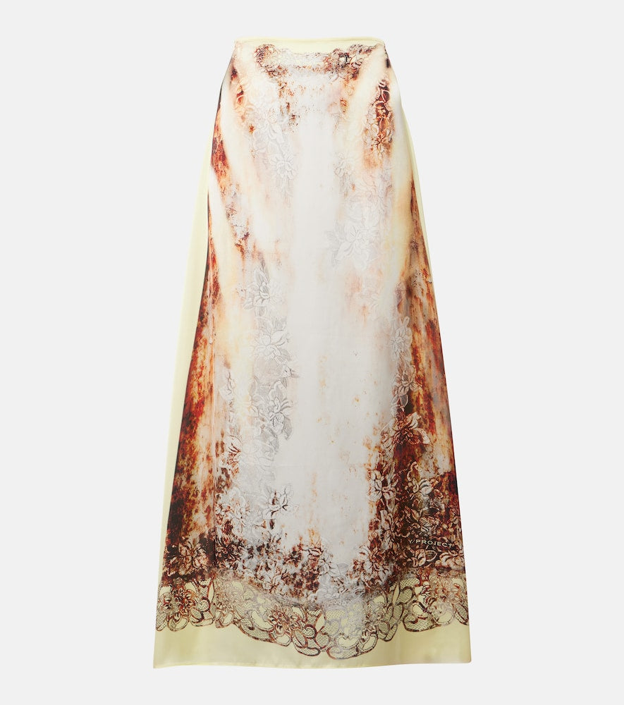 Y/Project Printed maxi skirt - Y/Project 印花长裙