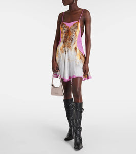 Y/Project Printed slip dress