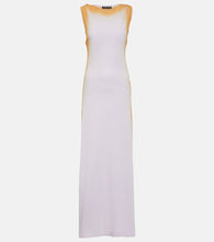 Y/Project Ribbed-knit cotton maxi dress. Y/Project 罗纹针织棉质长裙