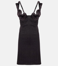 Y/Project Ruffled denim minidress