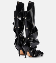 Y/Project Snap 100 leather knee-high boots