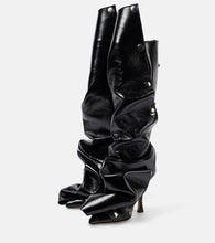 Y/Project Snap 100 leather knee-high boots