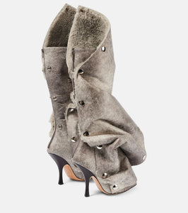 Y/Project Snap faux leather knee-high boots