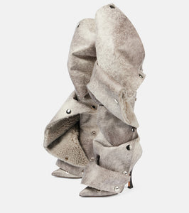 Y/Project Snap faux leather knee-high boots