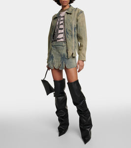 Y/Project Tudor zipper-trimmed denim jacket