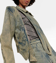 Y/Project Tudor zipper-trimmed denim jacket