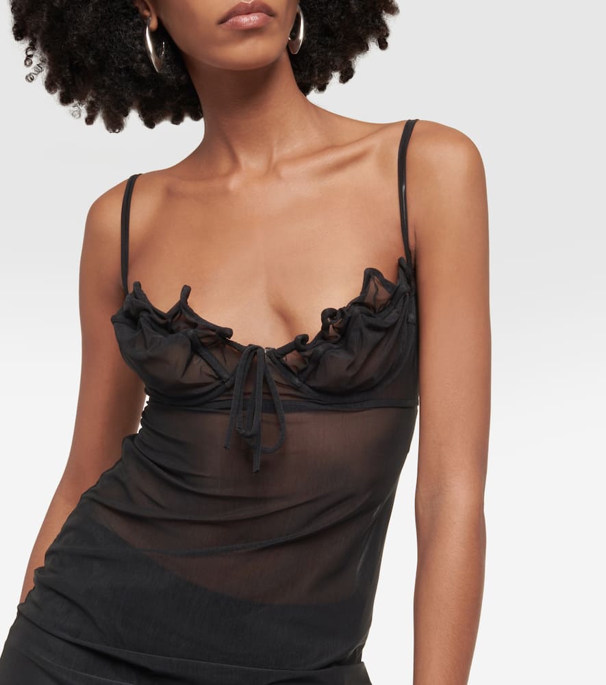Y/Project Wire Brasier slip dress