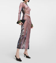 Y/Project x Jean Paul Gaultier Trompe L'Oeil maxi dress