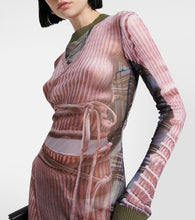 Y/Project x Jean Paul Gaultier Trompe L'Oeil maxi dress