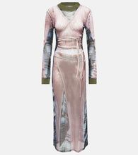 Y/Project x Jean Paul Gaultier Trompe L'Oeil maxi dress. Y/Project x Jean Paul Gaultier Trompe L'Oeil 超长连衣裙