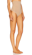 Yummie High Waist Shaping Thong in Beige