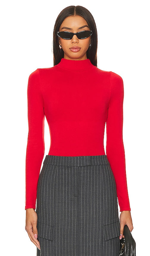 Yummie Madelyn Seamless Bodysuit in Red - Body sans couture Yummie Madelyn en rouge - Yummie Madelyn 红色无缝连体衣 - Yummie Madelyn Nahtloser Body in Rot - Yummie Madelyn 심리스 바디수트 레드 색상 - Body senza cuciture Yummie Madelyn in rosso