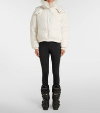 Yves Salomon Doudoune 58cm shearling-trimmed ski jacket