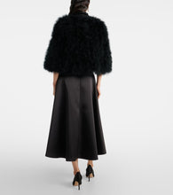 Yves Salomon Faux fur cape