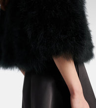 Yves Salomon Faux fur cape