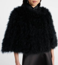 Yves Salomon Faux fur cape