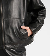 Yves Salomon Hooded leather jacket