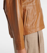 Yves Salomon Hooded leather jacket