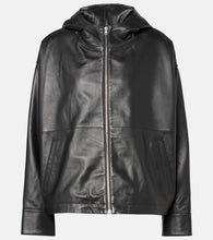 Yves Salomon Hooded leather jacket