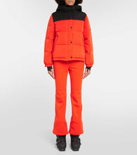 Yves Salomon Hooded ski down jacket