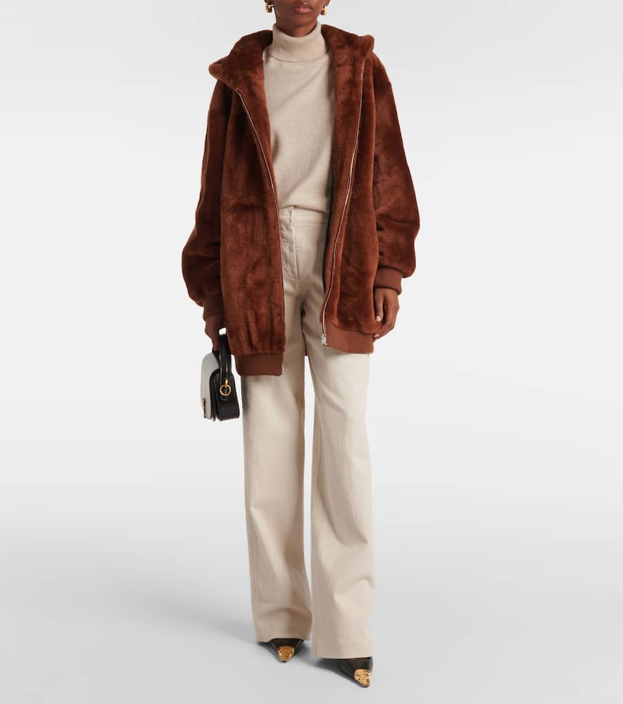 Yves Salomon Meteo shearling jacket