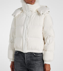 Yves Salomon Quilted down jacket