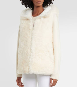 Yves Salomon Reversible shearling down vest