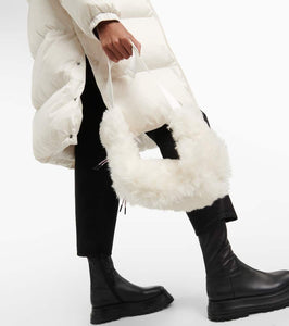 Yves Salomon Shearling belt bag
