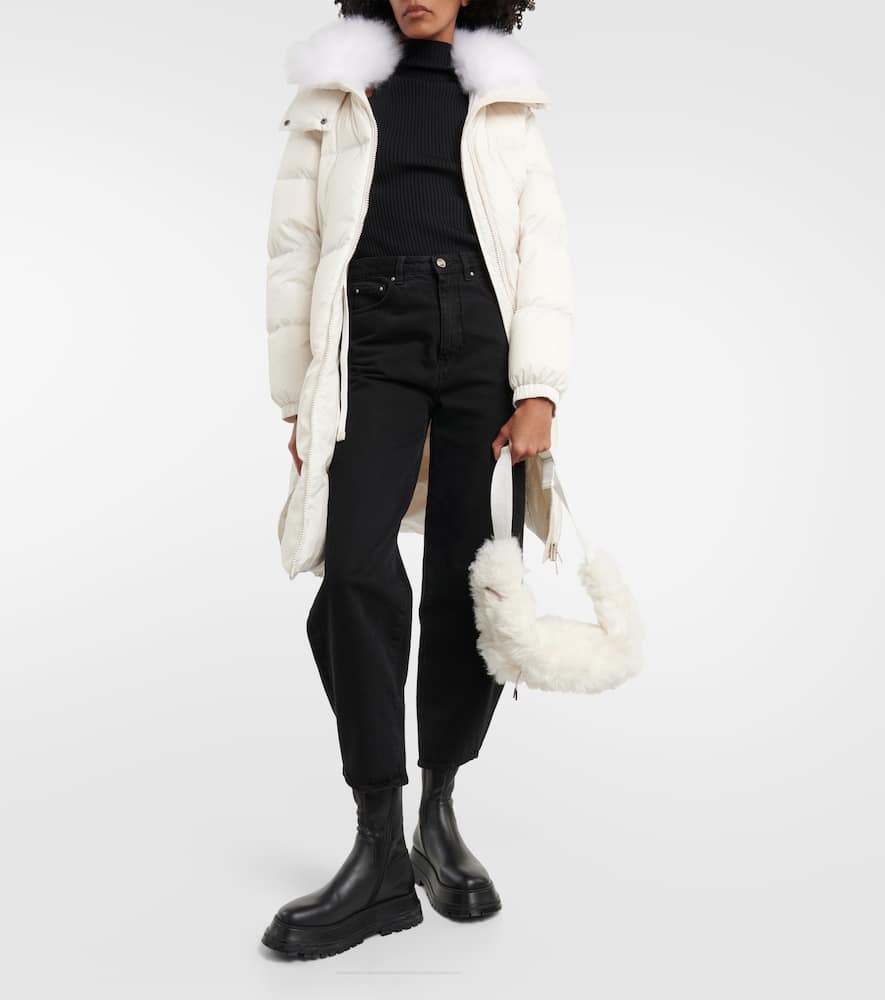 Yves Salomon Shearling belt bag