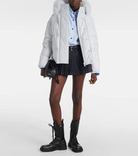 Yves Salomon Shearling-trimmed down jacket