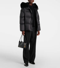 Yves Salomon Shearling-trimmed down jacket