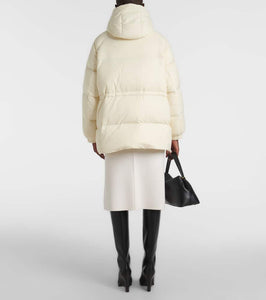 Yves Salomon Shearling-trimmed down jacket